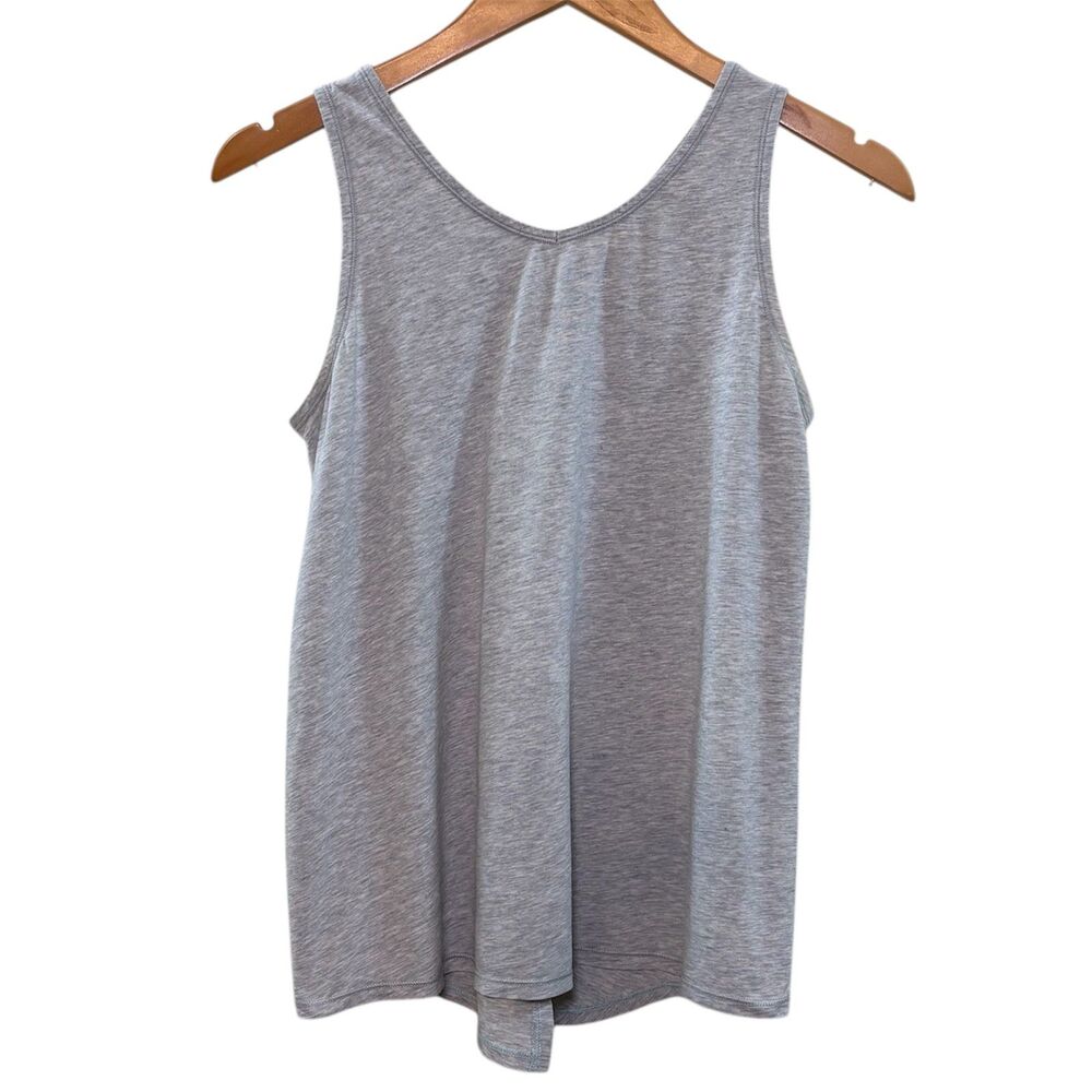 Ivivva Lululemon Criss Cross Strap Back Flow Tank Top Grey Size 14